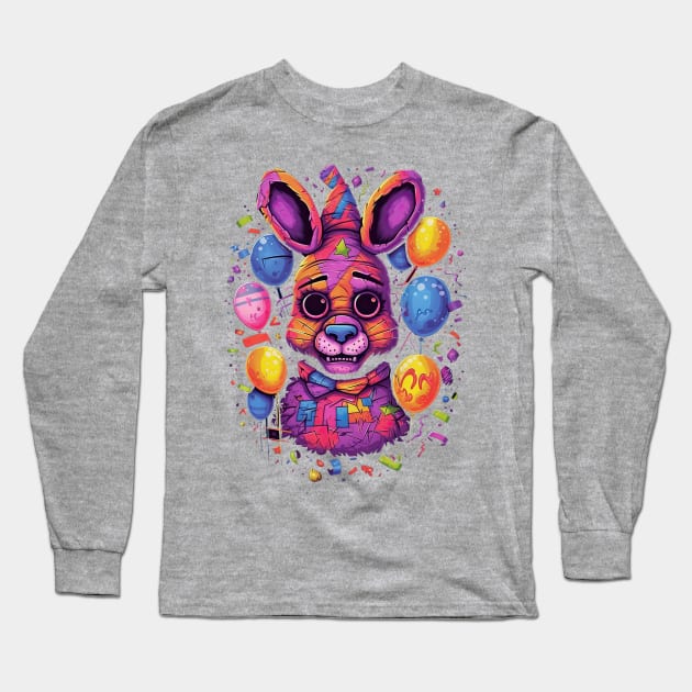 FNAF Exclusive Fan Art Tee Long Sleeve T-Shirt by ABART BY ALEXST 